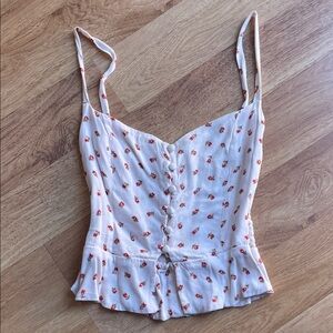 Reformation Adela corset top